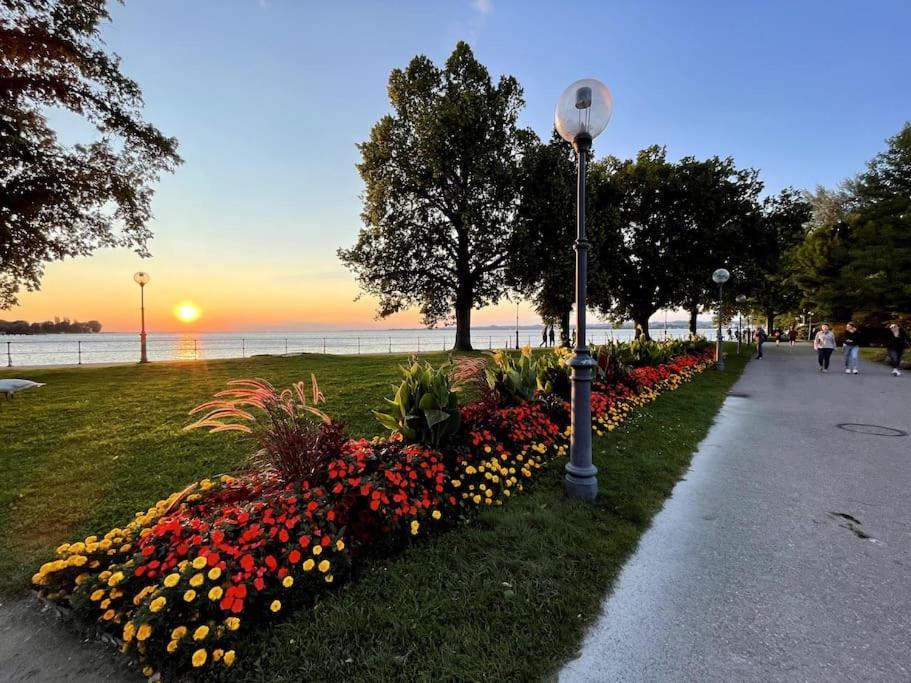 Zentrales Apartment Pfaenderblick Bregenz Eksteriør bilde